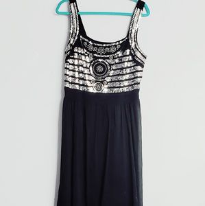 Coctail Dress with sequin front
